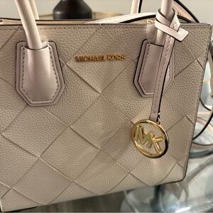Michael Kors Quilted Cream Tote